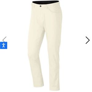 NWT: Nike Men's Flex 5 Pocket Slim Golf Pant size 32x30/medium in sail/wolf grey